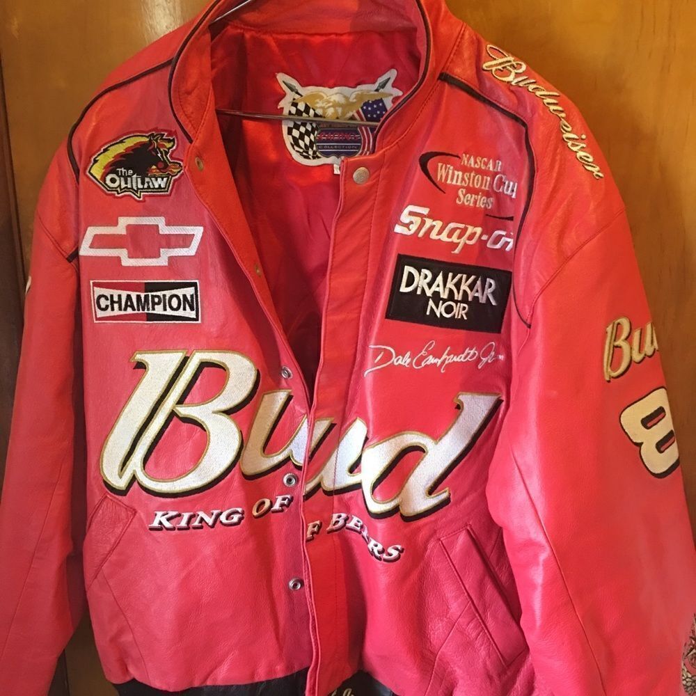 COPY - Jeff Hamilton nascar racing Budweiser vintage beer